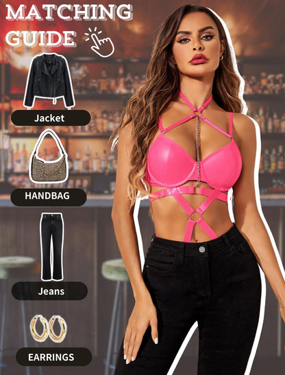 Avidlove Lingerie Sets for Women Sexy Bodysuit Lace Lingerie One Piece Babydoll Strappy Lingerie with Push Up Bra Support