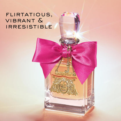 Juicy Couture Viva La Juicy Eau De Parfum, Women's Perfume with Notes of Mandarin, Gardenia & Caramel, Floral & Sweet, EDP Spray