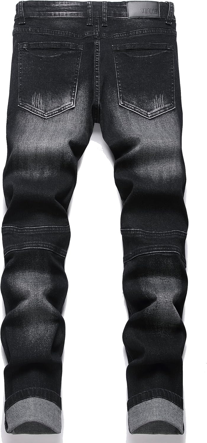 Fashion Slim Jeans Men Stretch Denim Pants