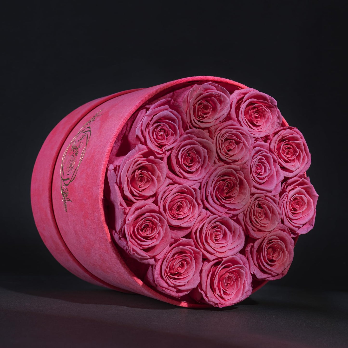 47 Flowers in a Luxury Suede Box, Birthday Gifts for Women, Preserved Flowers, Mothers Day Roses Gift for Mom, Red