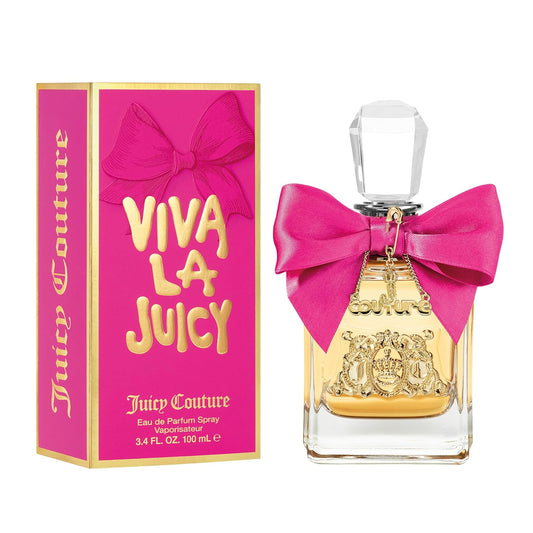 Juicy Couture Viva La Juicy Eau De Parfum, Women's Perfume with Notes of Mandarin, Gardenia & Caramel, Floral & Sweet, EDP Spray