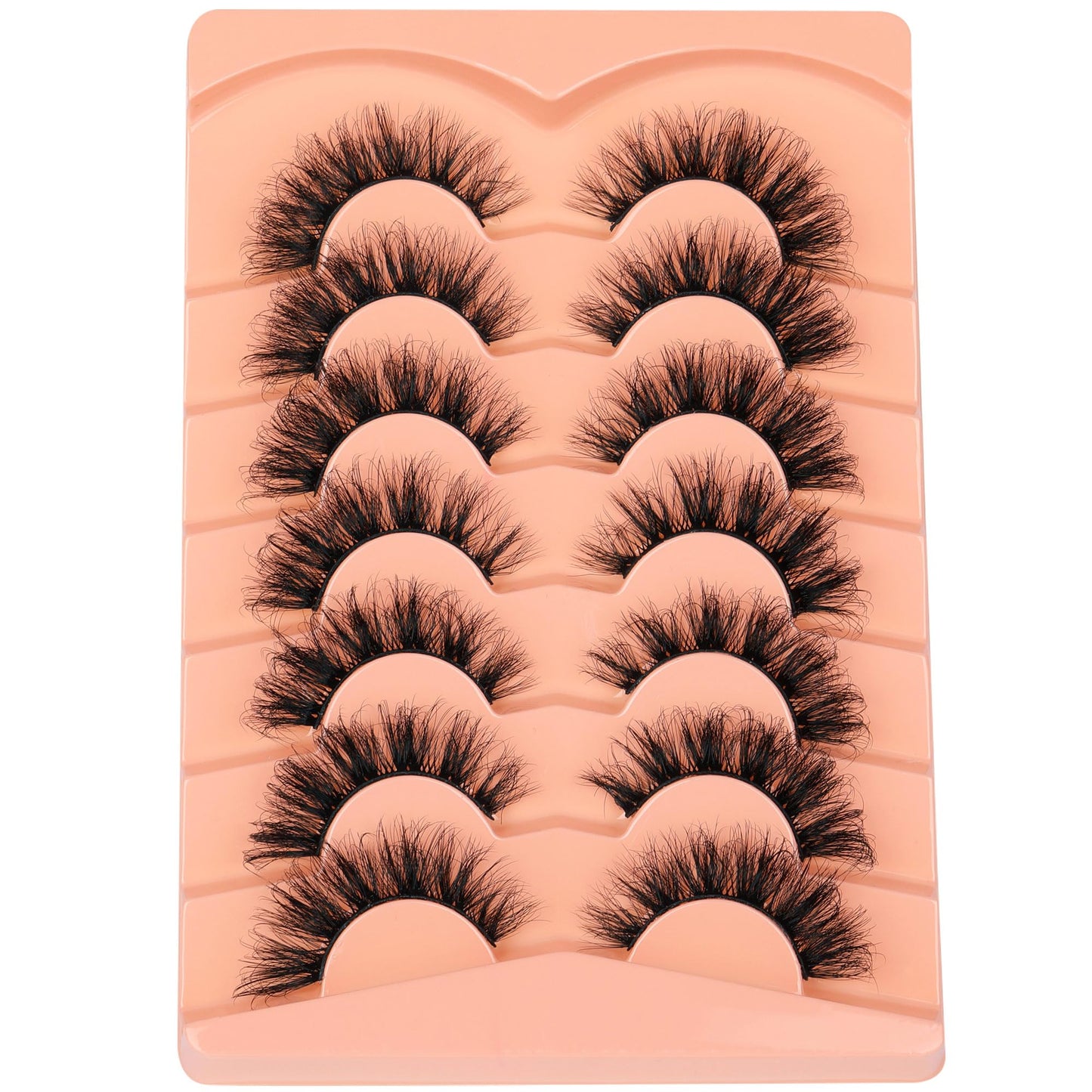 Mink Lashes Full Volume False Eyelashes 18mm Dramatic Faux Mink Eyelashes Natural Look Cat Eye Volume Eye Lashes Multipack by Focipeysa
