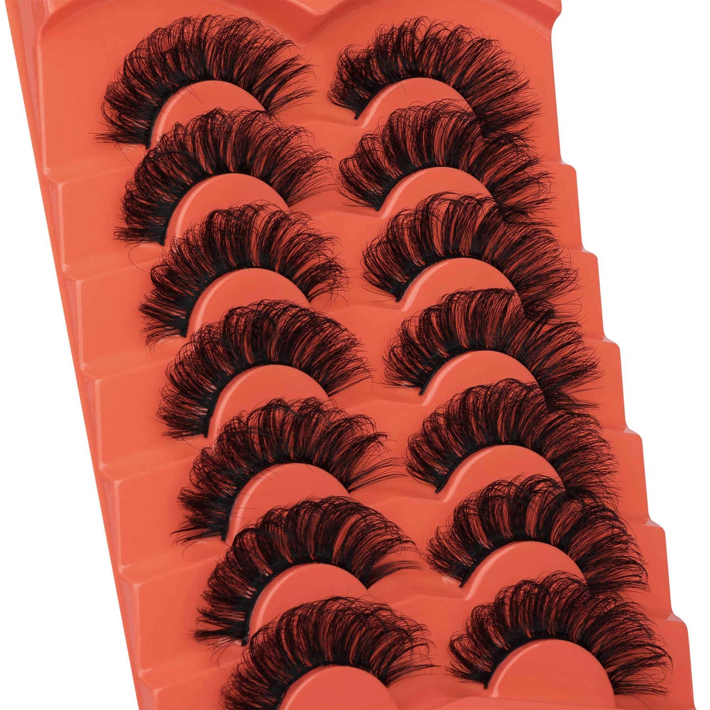 Mink Lashes Full Volume False Eyelashes 18mm Dramatic Faux Mink Eyelashes Natural Look Cat Eye Volume Eye Lashes Multipack by Focipeysa