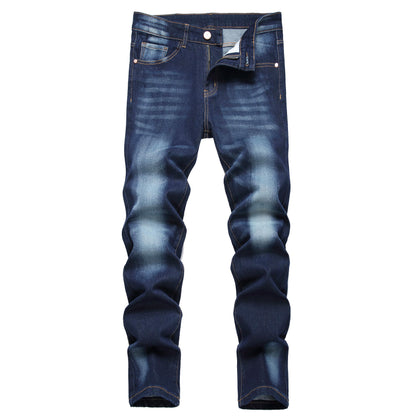 JUNBAOSS Men's Slim Fit Stretch Jeans Ripped Skinny Jeans for Men, Fashion Distressed Straight Comfort Flex Waist Pants
