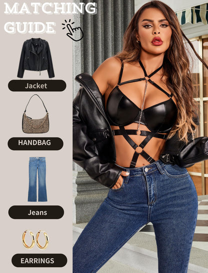 Avidlove Lingerie Sets for Women Sexy Bodysuit Lace Lingerie One Piece Babydoll Strappy Lingerie with Push Up Bra Support