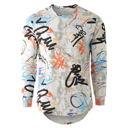 YININF Mens Hipster Hip Hop Short Sleeve Print T-Shirt Shirts Men