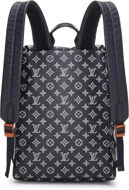 Pre-Loved Navy Upside Down Monogram Canvas Apollo Backpack, Navy