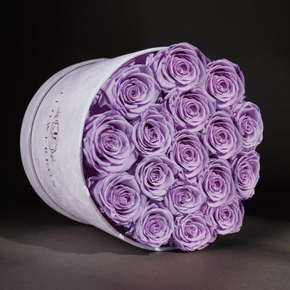 47 Flowers in a Luxury Suede Box, Birthday Gifts for Women, Preserved Flowers, Mothers Day Roses Gift for Mom, Red