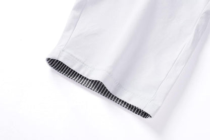 Big Boy's Casual Shorts Summer Cotton Classic Fit Drawstring Elastic Waist Beach Shorts with Pockets