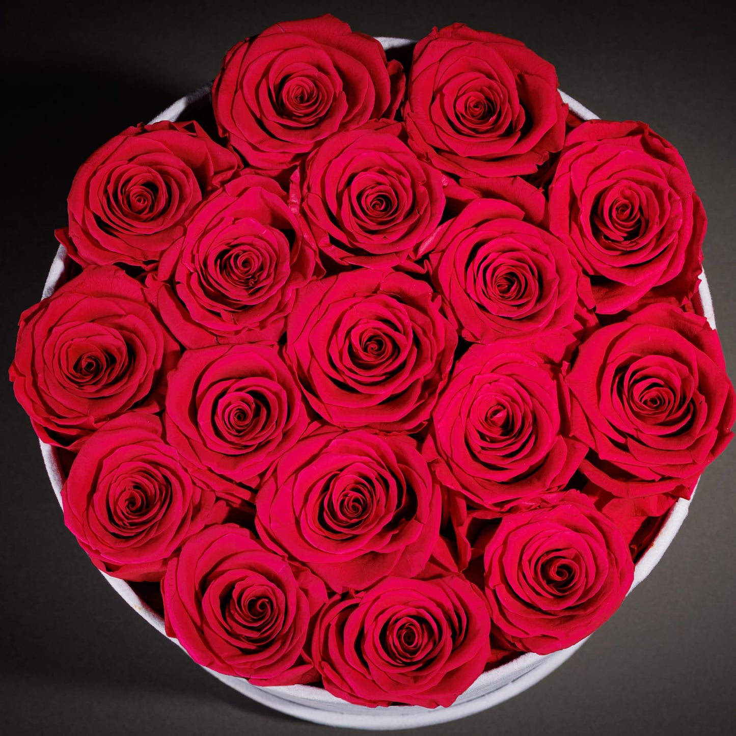 47 Flowers in a Luxury Suede Box, Birthday Gifts for Women, Preserved Flowers, Mothers Day Roses Gift for Mom, Red