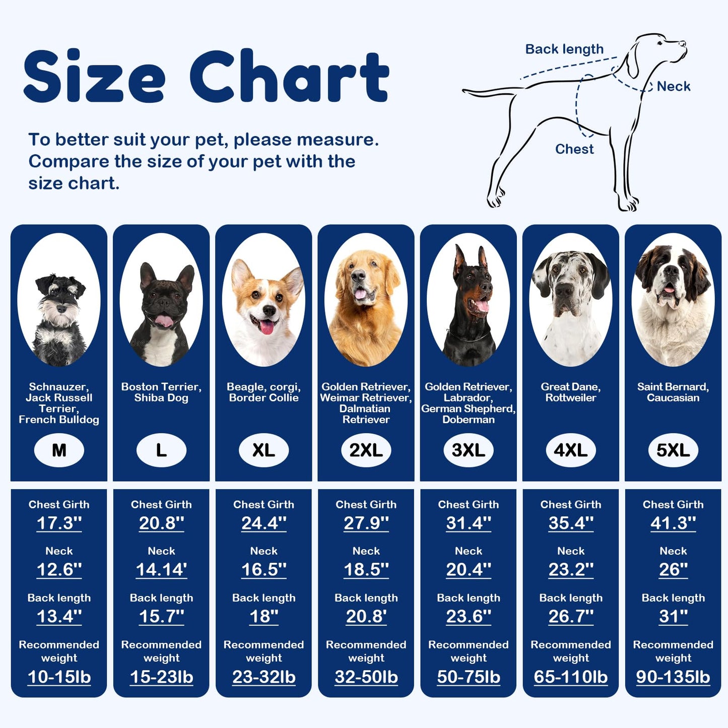 Large Dog Sweater - Turtleneck Thick Warm Doggie Christmas Sweater for Girl Boy Dogs (Red L)