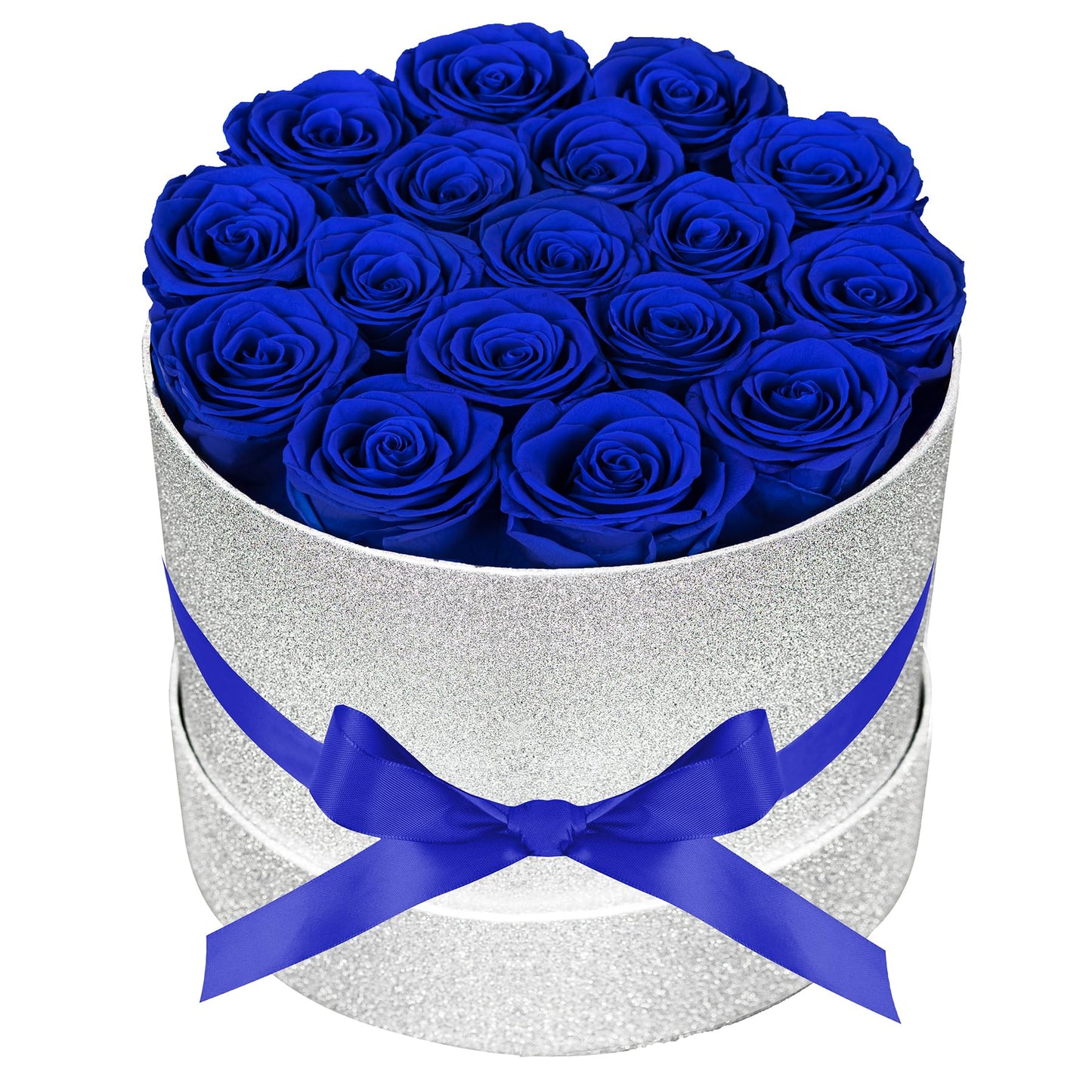 47 Flowers in a Luxury Suede Box, Birthday Gifts for Women, Preserved Flowers, Mothers Day Roses Gift for Mom, Red