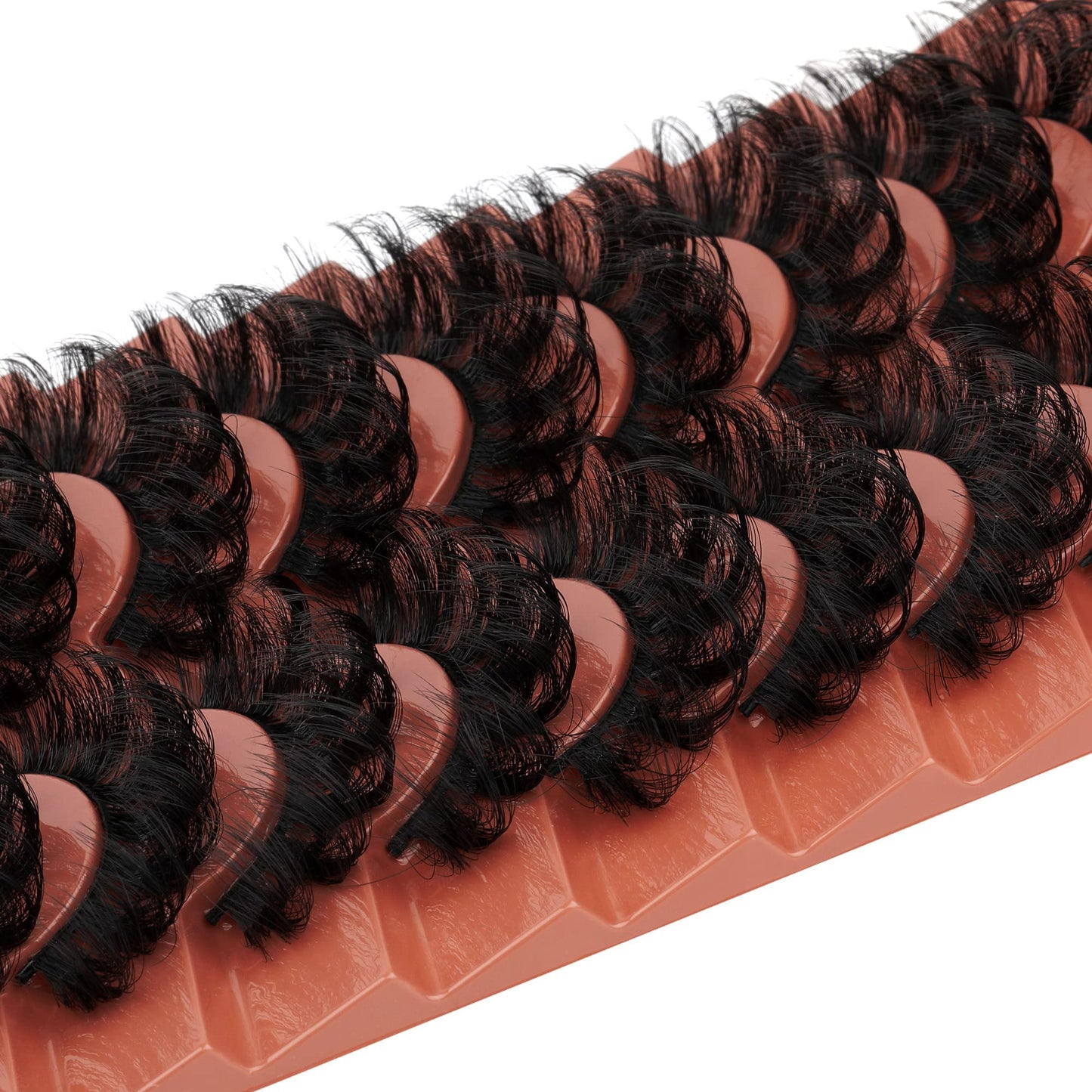 Mink Lashes Full Volume False Eyelashes 18mm Dramatic Faux Mink Eyelashes Natural Look Cat Eye Volume Eye Lashes Multipack by Focipeysa