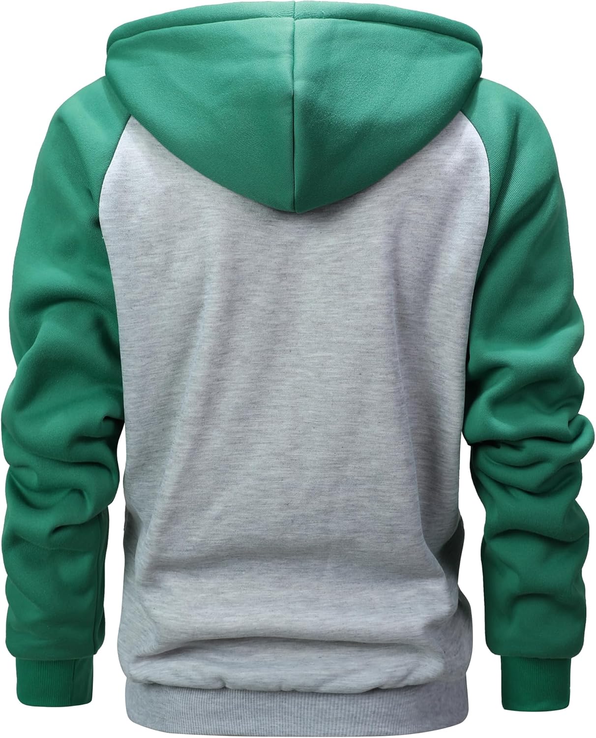 GXAMOY Men's Winter Fleece Hoodies for Men Heavyweight Warm Thick Full Zip Up Sweatshirt Outerwear