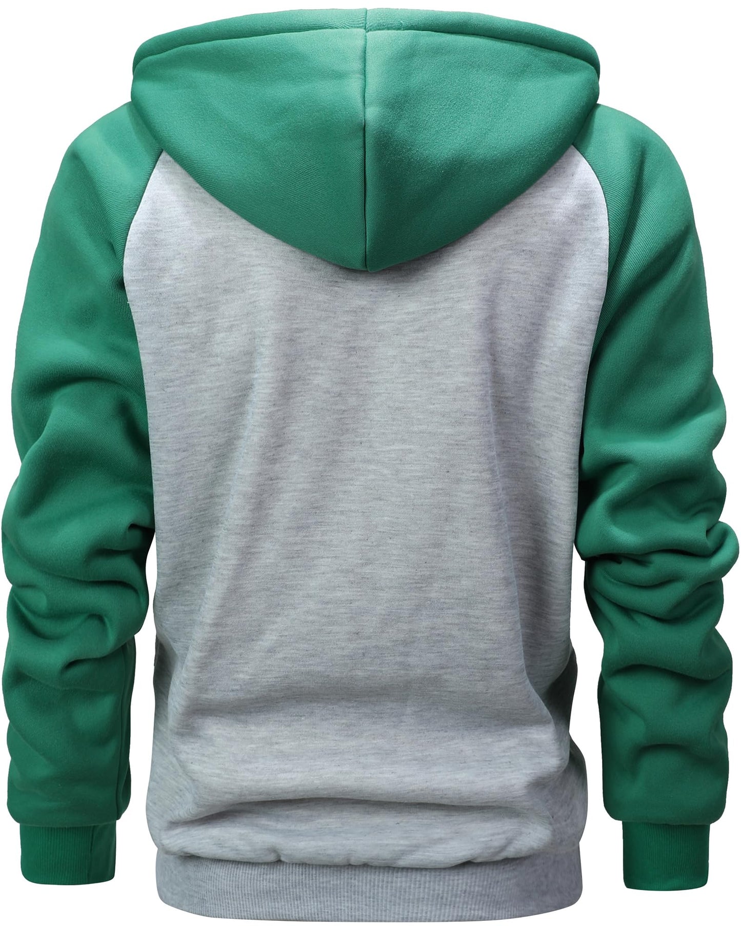 GXAMOY Men's Winter Fleece Hoodies for Men Heavyweight Warm Thick Full Zip Up Sweatshirt Outerwear