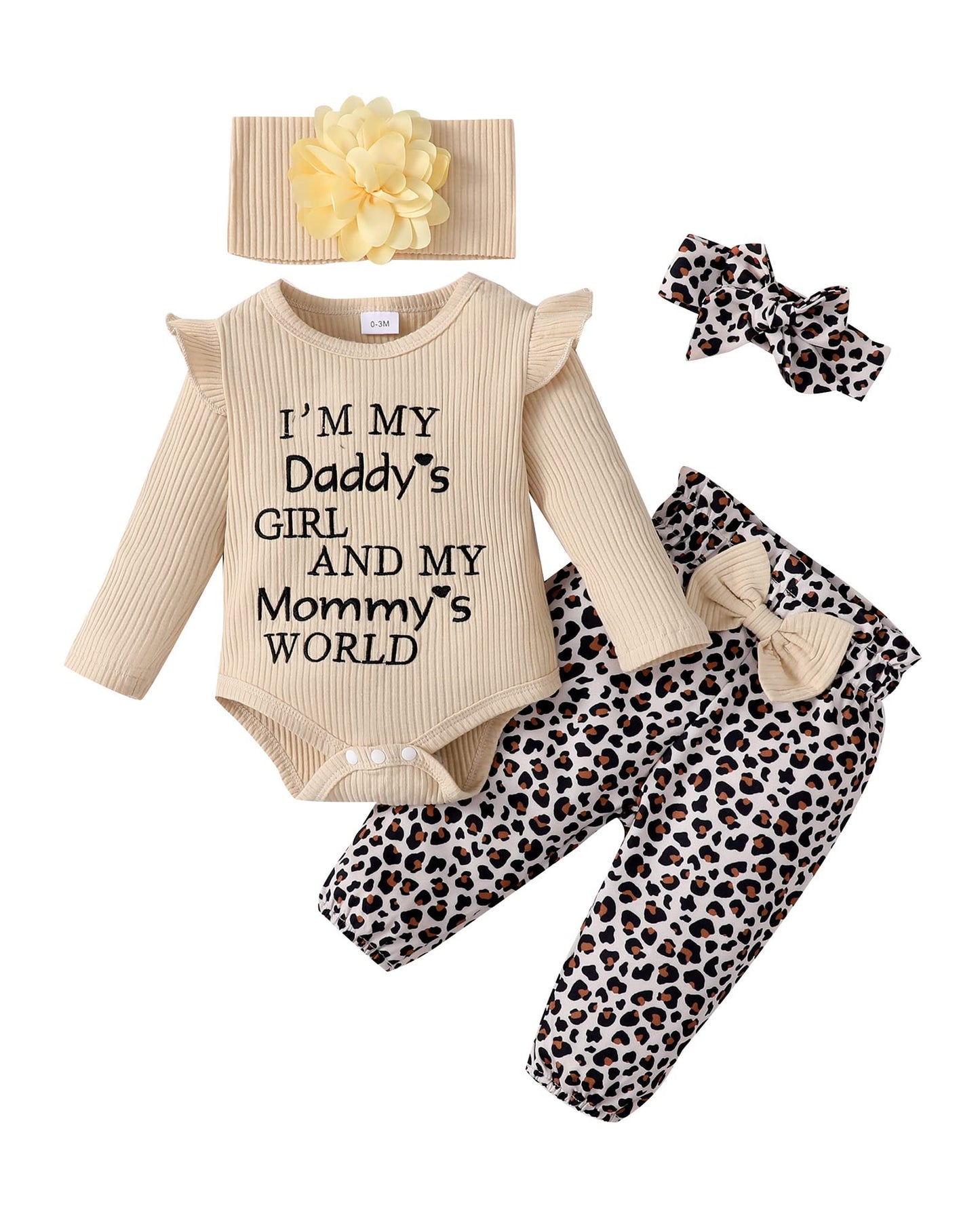 SUNNY PIGGY Newborn Infant Baby Girl Clothes Ruffle Romper Toddler Girl Floral Cotton Pant Sets Girls Clothing Outfit