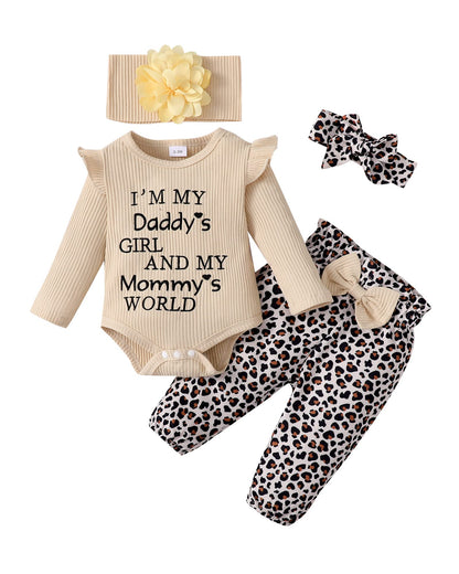 SUNNY PIGGY Newborn Infant Baby Girl Clothes Ruffle Romper Toddler Girl Floral Cotton Pant Sets Girls Clothing Outfit