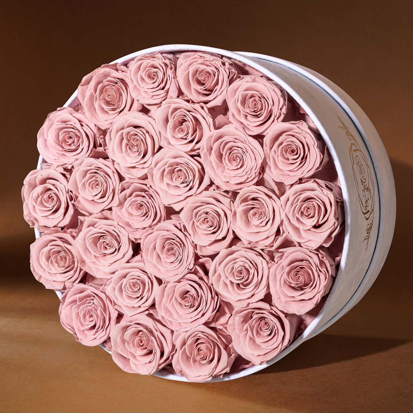 47 Flowers in a Luxury Suede Box, Birthday Gifts for Women, Preserved Flowers, Mothers Day Roses Gift for Mom, Red