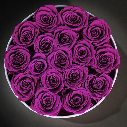 47 Flowers in a Luxury Suede Box, Birthday Gifts for Women, Preserved Flowers, Mothers Day Roses Gift for Mom, Red