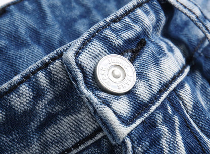 Boy's Skinny Fit Comfy Jeans Ripped Destroyed Distressed Stylish Slim Washed Denim Jeans Pants