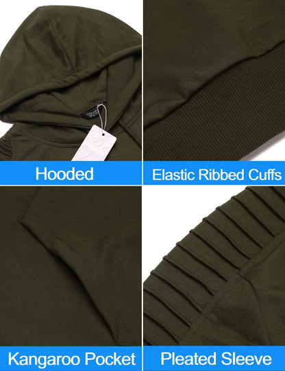 COOFANDY Men's Tracksuit 2 Piece Hoodie Sweatsuit Sets Casual Jogging Athletic Suits