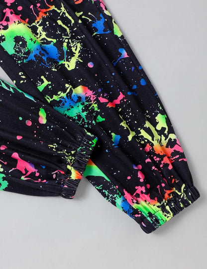 Girls' Clothing Sets Ribbed Knit Crewneck T-Shirt & Camo Print Elastic Waist Pants Girls Clothes Size 6-16Y