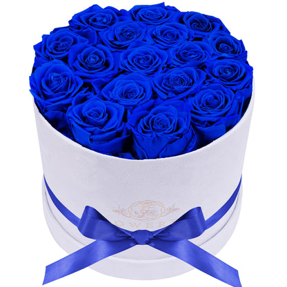 47 Flowers in a Luxury Suede Box, Birthday Gifts for Women, Preserved Flowers, Mothers Day Roses Gift for Mom, Red