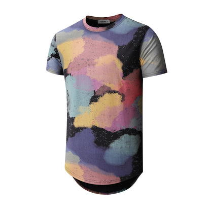 YININF Mens Hipster Hip Hop Short Sleeve Print T-Shirt Shirts Men