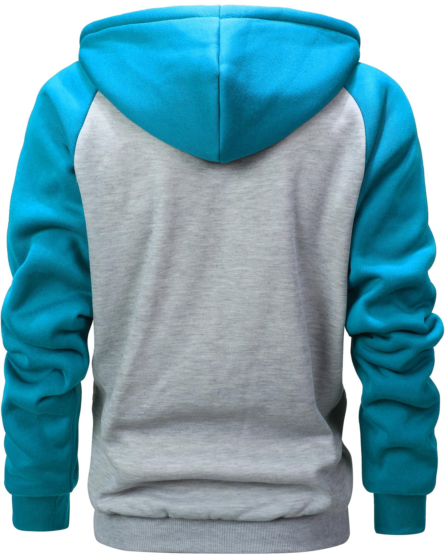 GXAMOY Men's Winter Fleece Hoodies for Men Heavyweight Warm Thick Full Zip Up Sweatshirt Outerwear