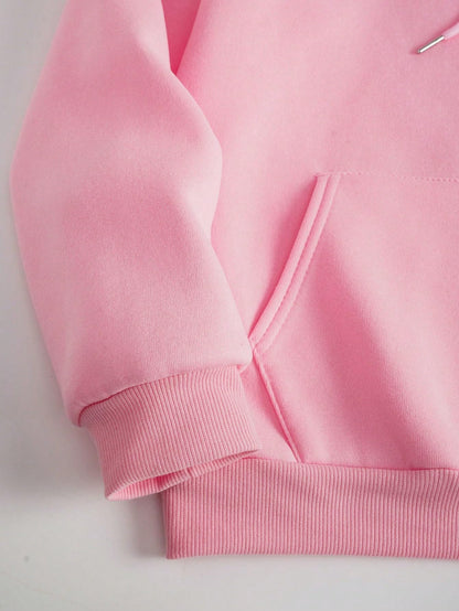 SOLY HUX Women's 2 Piece Outfits Letter Graphic Drawstring Long Sleeve Hoodies Sweatshirt and Sweatpants Set