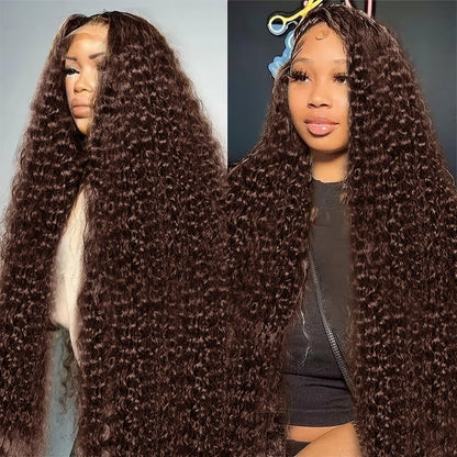 250 Density Curly Lace Front Wigs Human Hair Pre Plucked Hairline Glueless Wig 13x6 HD Lace Frontal Wigs for Women Ginger Orange Colored Ombre Wig Brazilian Virgin Hair 24 Inch