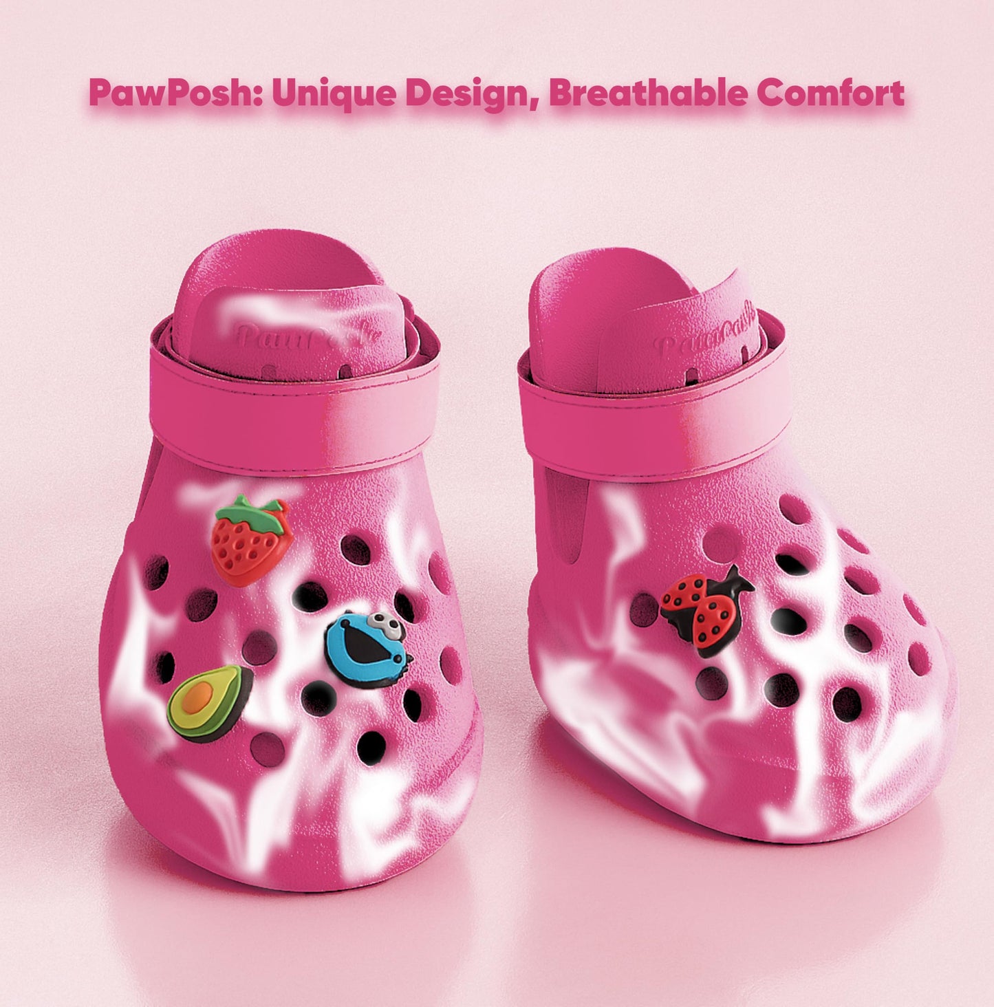 Dog Shoes: Non-Slip Waterproof Sandals for Hot Pavement, Breathable Perforated Boots, Large/Medium/Small Sizes, Ideal Paw Protector, Outdoor Clog Booties (Green Marble, Size 1)