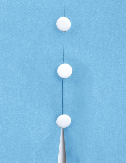 MUXXN Women's Retro 60s Sailor Collar Short Sleeve Pinup Cocktail Work Mermaid Dress with Belt