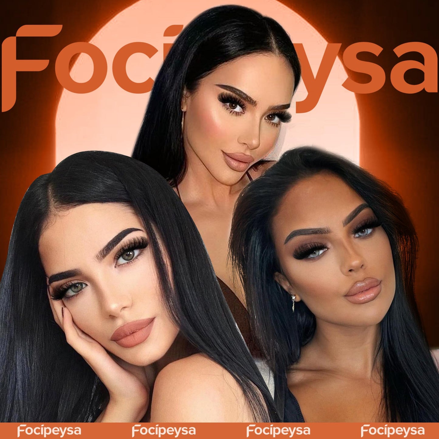 Mink Lashes Full Volume False Eyelashes 18mm Dramatic Faux Mink Eyelashes Natural Look Cat Eye Volume Eye Lashes Multipack by Focipeysa