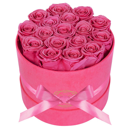 47 Flowers in a Luxury Suede Box, Birthday Gifts for Women, Preserved Flowers, Mothers Day Roses Gift for Mom, Red