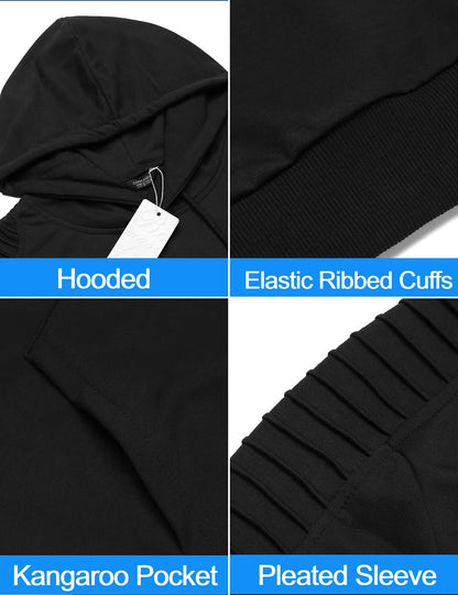 COOFANDY Men's Tracksuit 2 Piece Hoodie Sweatsuit Sets Casual Jogging Athletic Suits