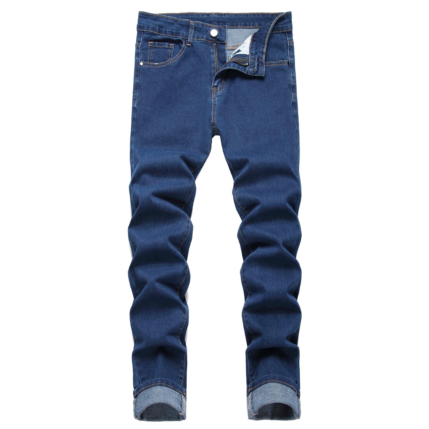 JUNBAOSS Men's Slim Fit Stretch Jeans Ripped Skinny Jeans for Men, Fashion Distressed Straight Comfort Flex Waist Pants