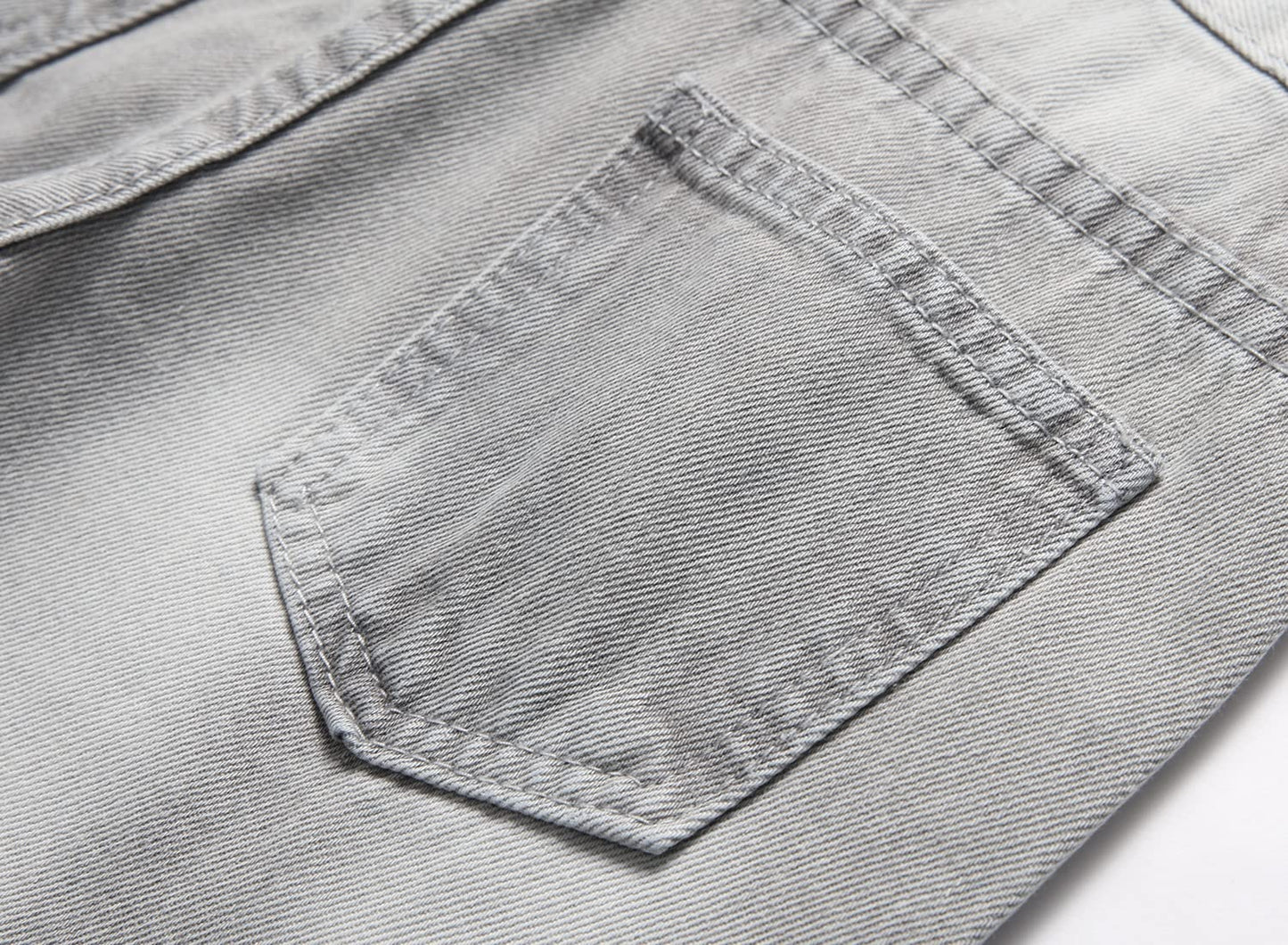 Boy's Skinny Fit Comfy Jeans Ripped Destroyed Distressed Stylish Slim Washed Denim Jeans Pants