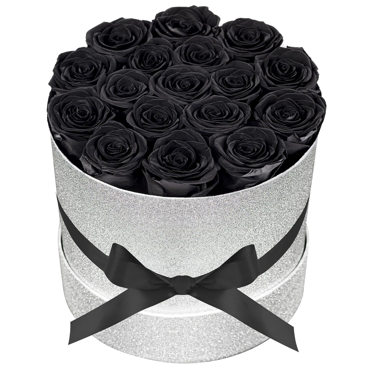 47 Flowers in a Luxury Suede Box, Birthday Gifts for Women, Preserved Flowers, Mothers Day Roses Gift for Mom, Red