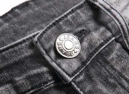 Fashion Slim Jeans Men Stretch Denim Pants