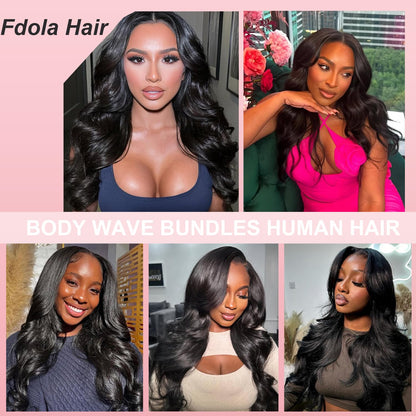 12A Human Hair Bundles with Closure Body Wave Bundles 20 22 24+18 Inch 5X5 HD Lace Closure Human Hair 100% Brazilian Virgin Hair Extensions 3 Bundles Deals Hair Quick Weave Bundle for Women
