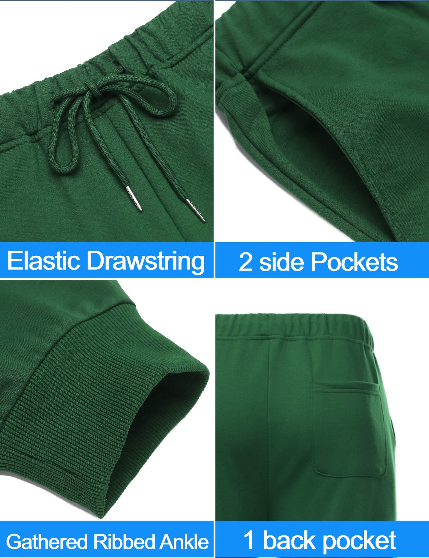 COOFANDY Men's Tracksuit 2 Piece Hoodie Sweatsuit Sets Casual Jogging Athletic Suits