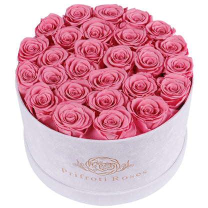 47 Flowers in a Luxury Suede Box, Birthday Gifts for Women, Preserved Flowers, Mothers Day Roses Gift for Mom, Red
