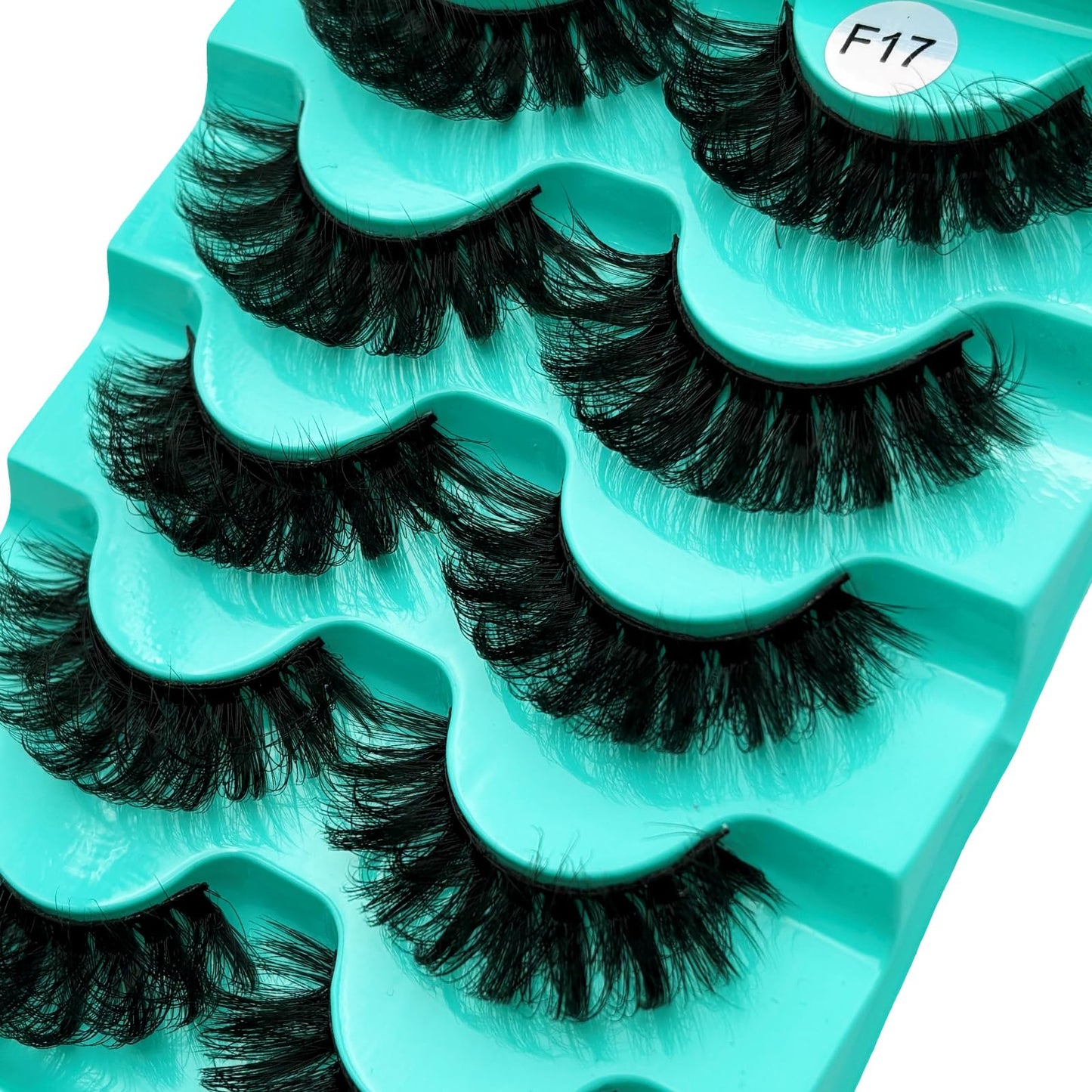 Mink Lashes Strip Eyelashes Volume False Eyelashes that Look Like Extensions Glamour Wispy Curly Fake Lashes 5 Pairs Pack