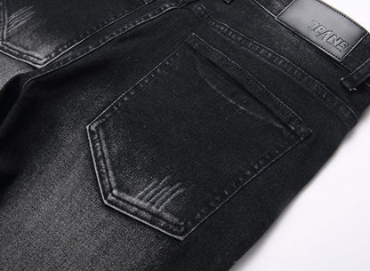 Fashion Slim Jeans Men Stretch Denim Pants