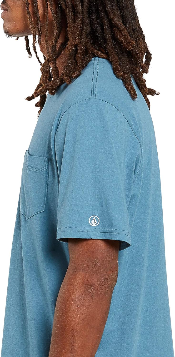 Volcom Men's Solid Stone Modern Fit Short Sleeve Tee