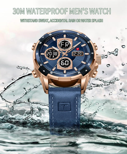 Watches for Men Analog Quartz Waterproof Sport Men’s Watch Tonneau Chronograph Luminous Fashionable Unique Casual Watch with Silicone Strap