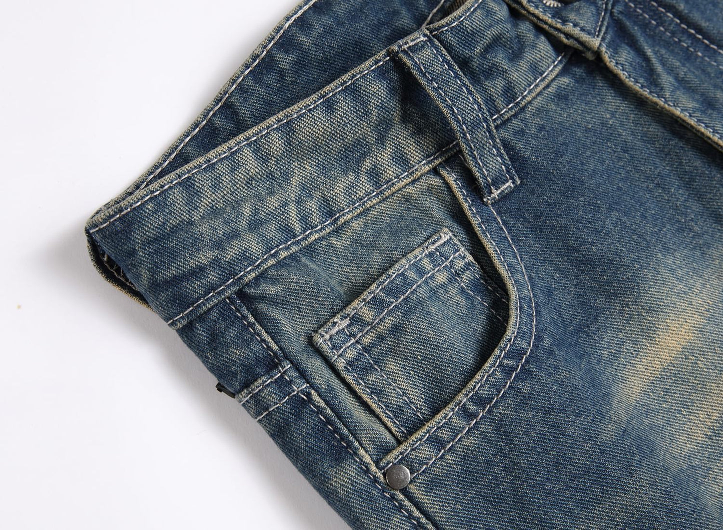 Boy's Ripped Jeans Stacked Skinny Fit Destroyed Distressed Fashion Comfy Denim Jeans Pants