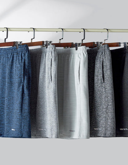 Liberty Imports 5 Pack Big Boys Youth Athletic Mesh Basketball Shorts with Pockets Quick Dry Activewear