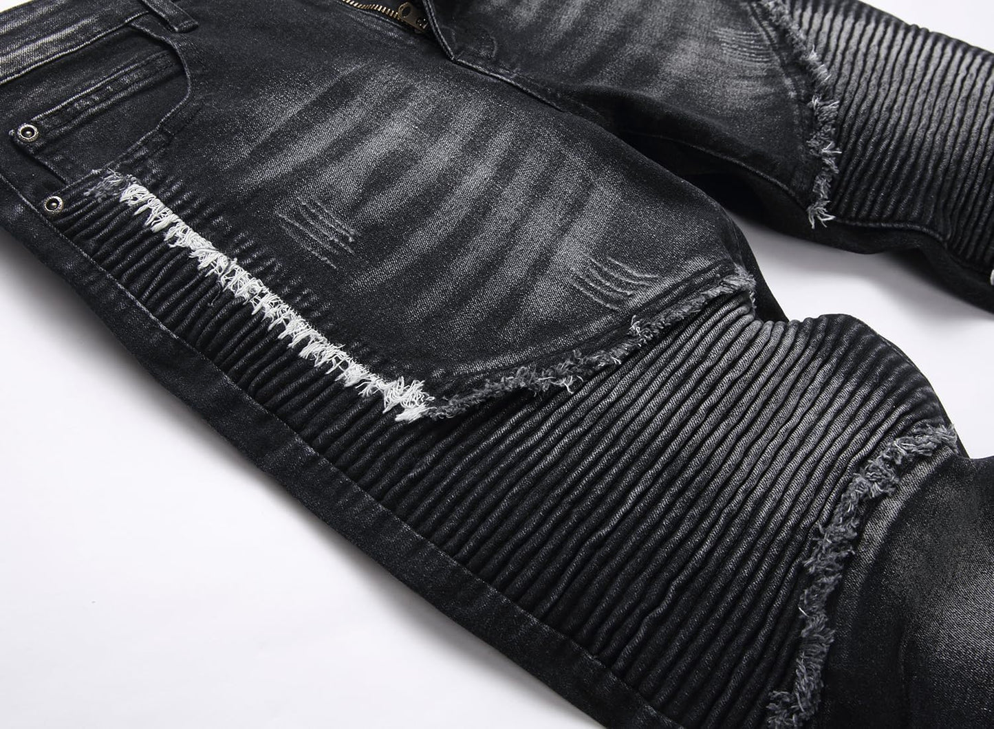 Fashion Slim Jeans Men Stretch Denim Pants